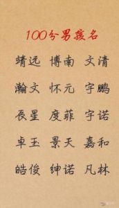 适合带墨字的男孩名字有哪些？