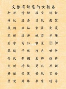 缺金女孩名字最佳的字 含金最旺的女孩名字