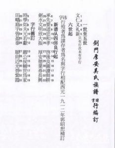 吴姓的来源和历史 吴姓字辈查询