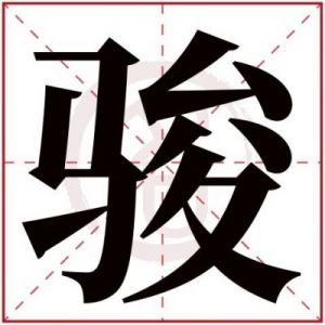 骏字五行属什么 骏的五行属性