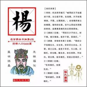 杨姓：典型的多源流姓氏及其起源简介