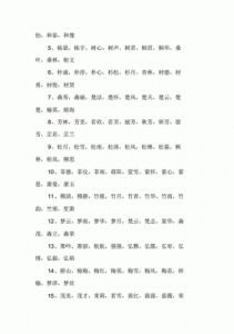 简单好记的女孩名字：带有木字旁的优雅之选