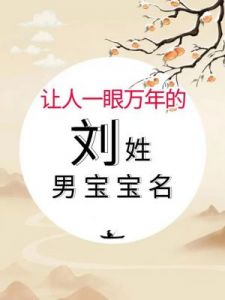 刘氏宝宝取名大全男孩：姓刘的男孩取什么名字好听