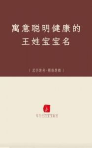 照字宝宝取名寓意分析