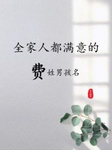 以「费」字为灵感 创作独特名字