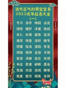 可爱甜蜜的虎年宝宝小名：瞬间俘获父母心