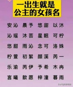 新出生女孩的大全简单又好记宝宝名字