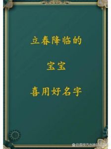 2025年立春出生宝宝吉祥名字推荐：优雅名字精选