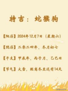 寒冬中的幸运：12月11日运势最佳的五大生肖