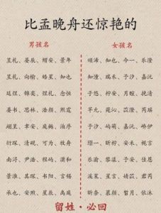 宝宝起名宝典：独特名字的选择秘诀